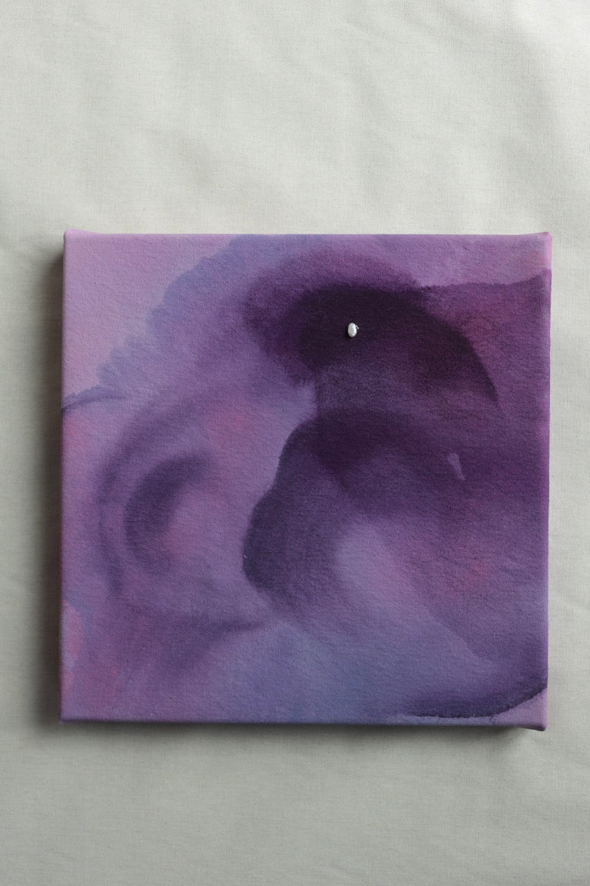Do You Trust Me - Acrylic on Raw Canvas 12x12