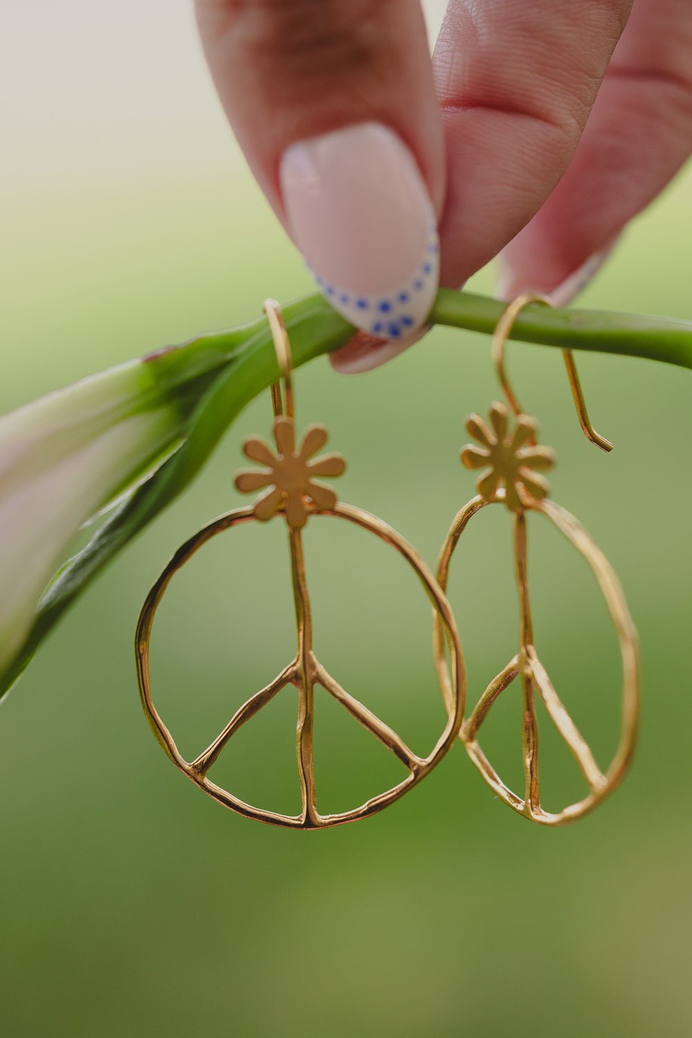 Peace Sign Earrings