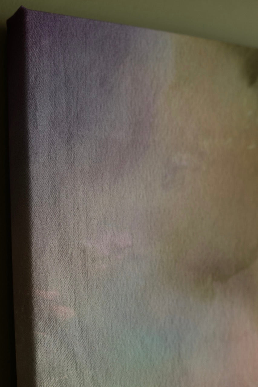 When You Know You Know -  Acrylic on raw canvas 24x30