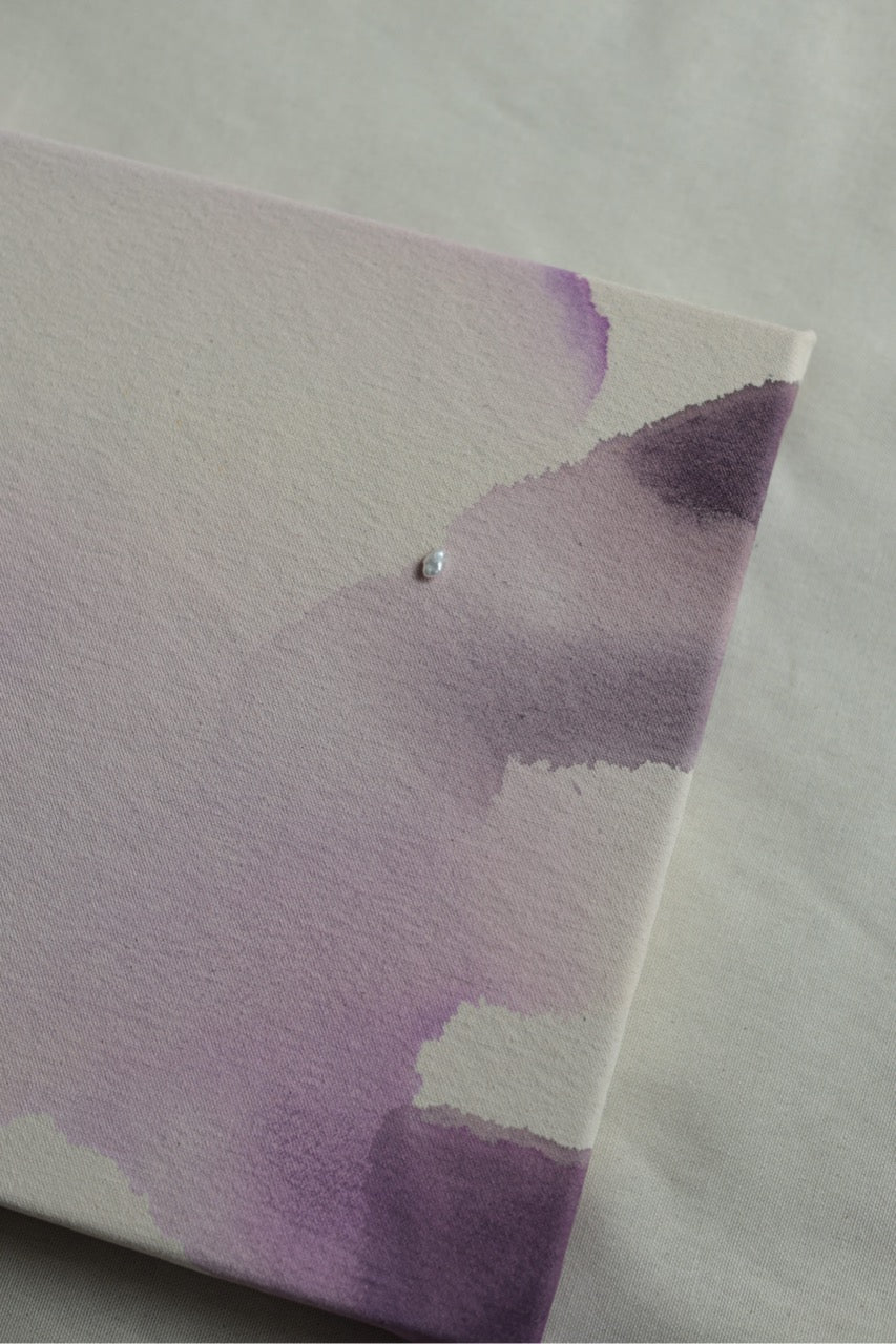 Letting Go - Acrylic on Raw Canvas 12x12