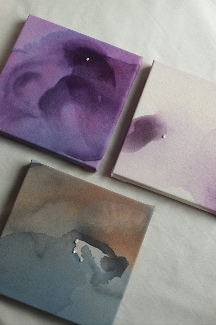 Do You Trust Me - Acrylic on Raw Canvas 12x12