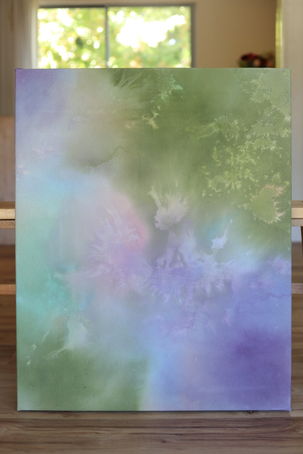 When You Know You Know -  Acrylic on raw canvas 24x30