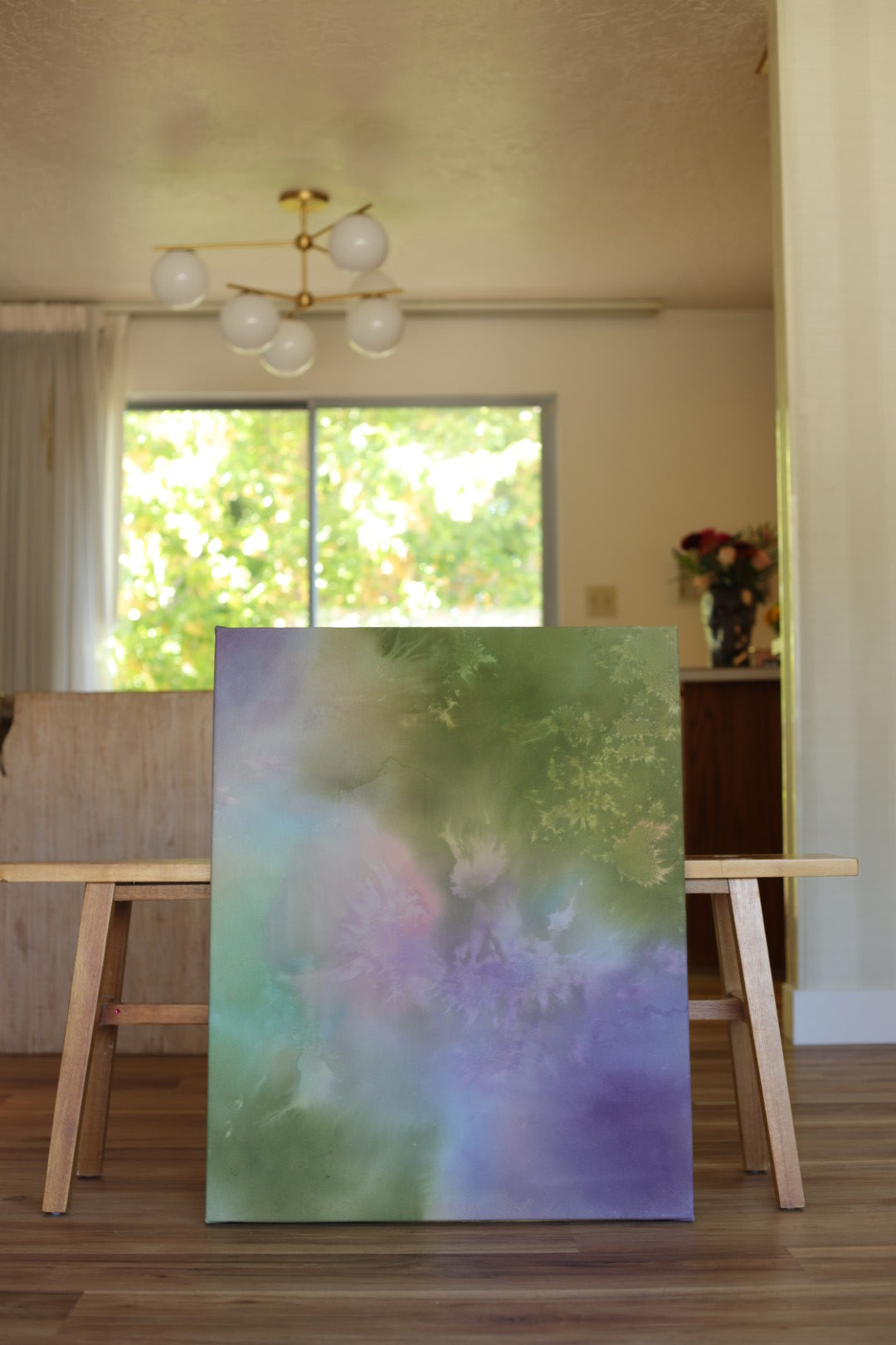 When You Know You Know -  Acrylic on raw canvas 24x30