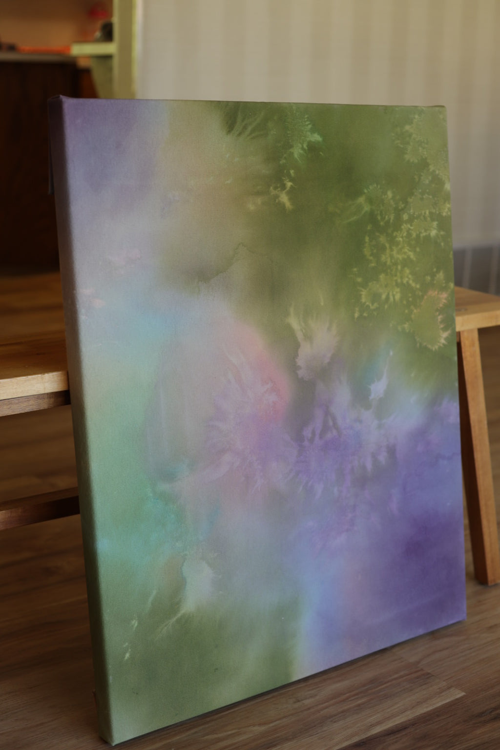 When You Know You Know -  Acrylic on raw canvas 24x30