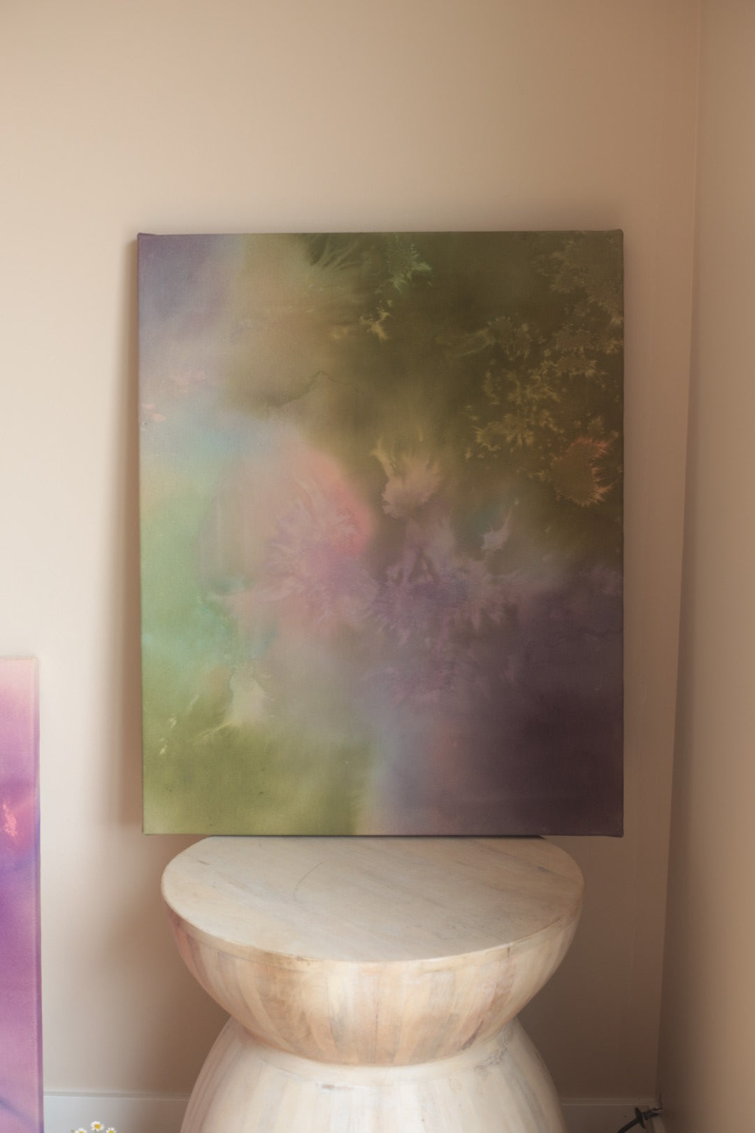 When You Know You Know -  Acrylic on raw canvas 24x30