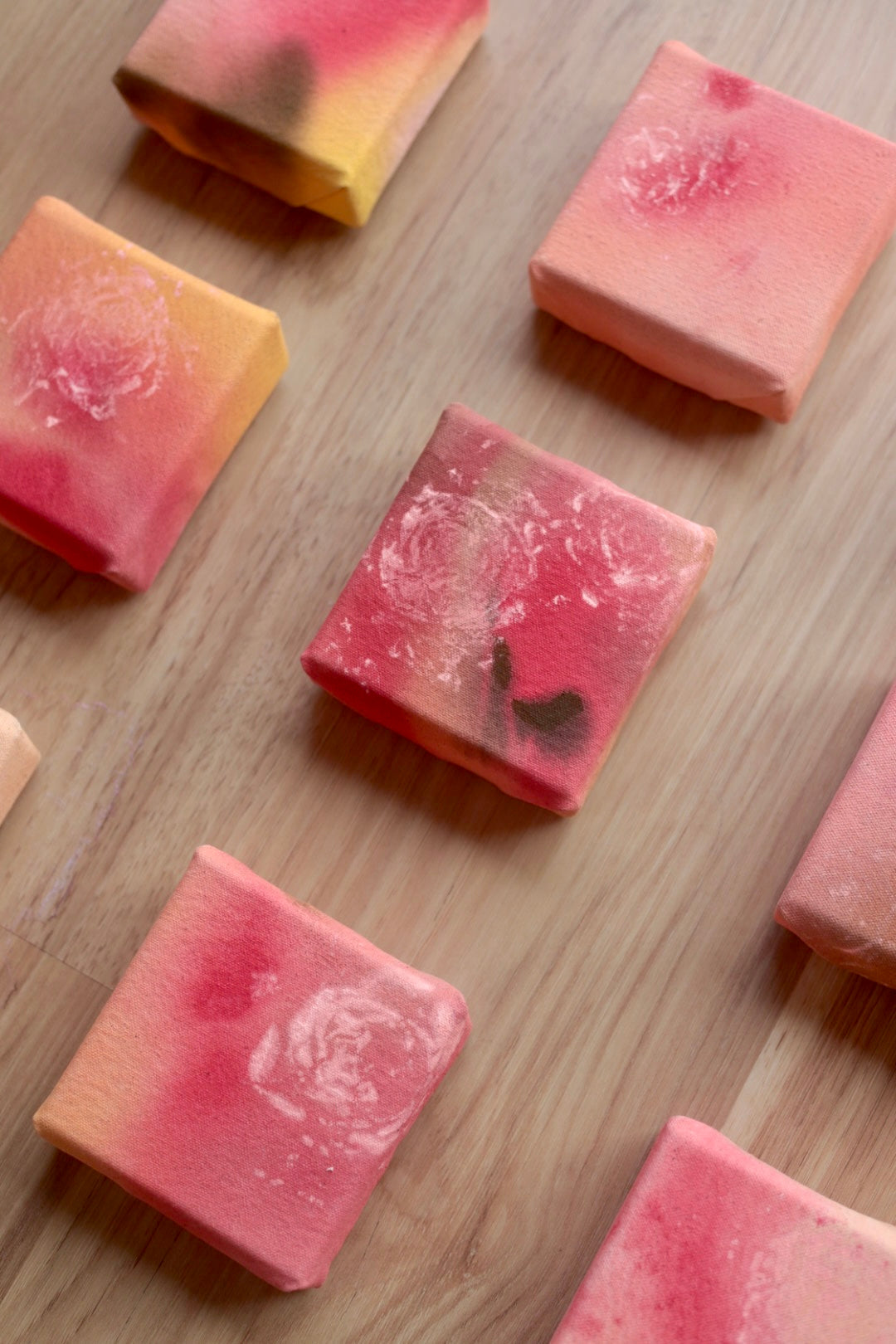 A Dozen Roses- 12 mini paintings