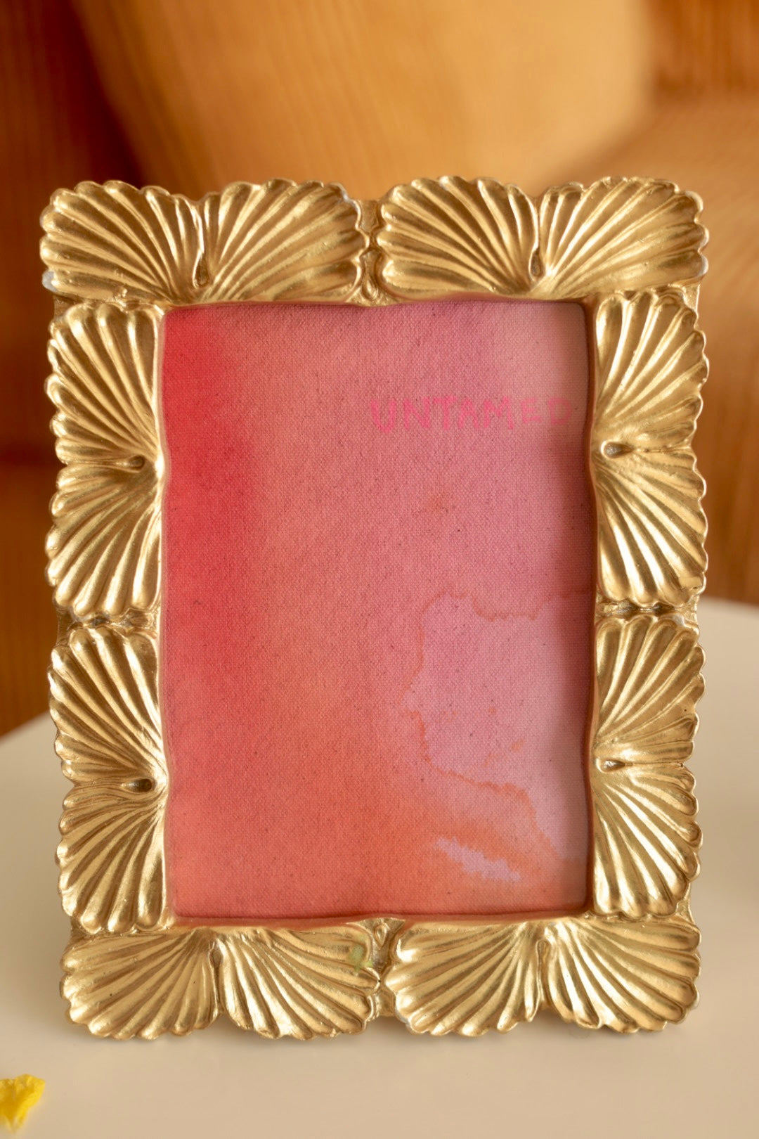 Year Of The Fire Horse Original Painting - "Untamed" Ornate Gold Frame