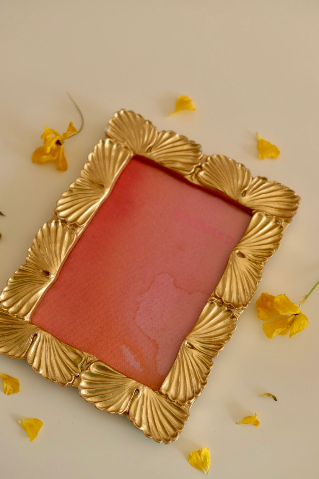 Year Of The Fire Horse Original Painting - "Untamed" Ornate Gold Frame