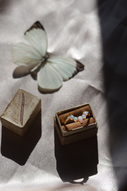 Opal Crown Ring
