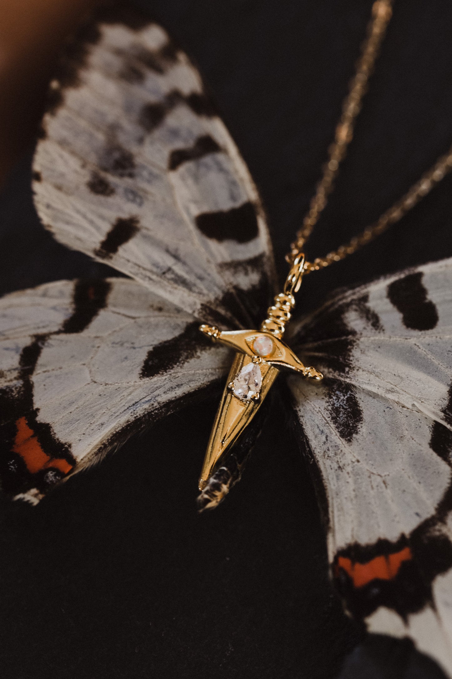 Be Brave Tiny Dagger Necklace- pendant only