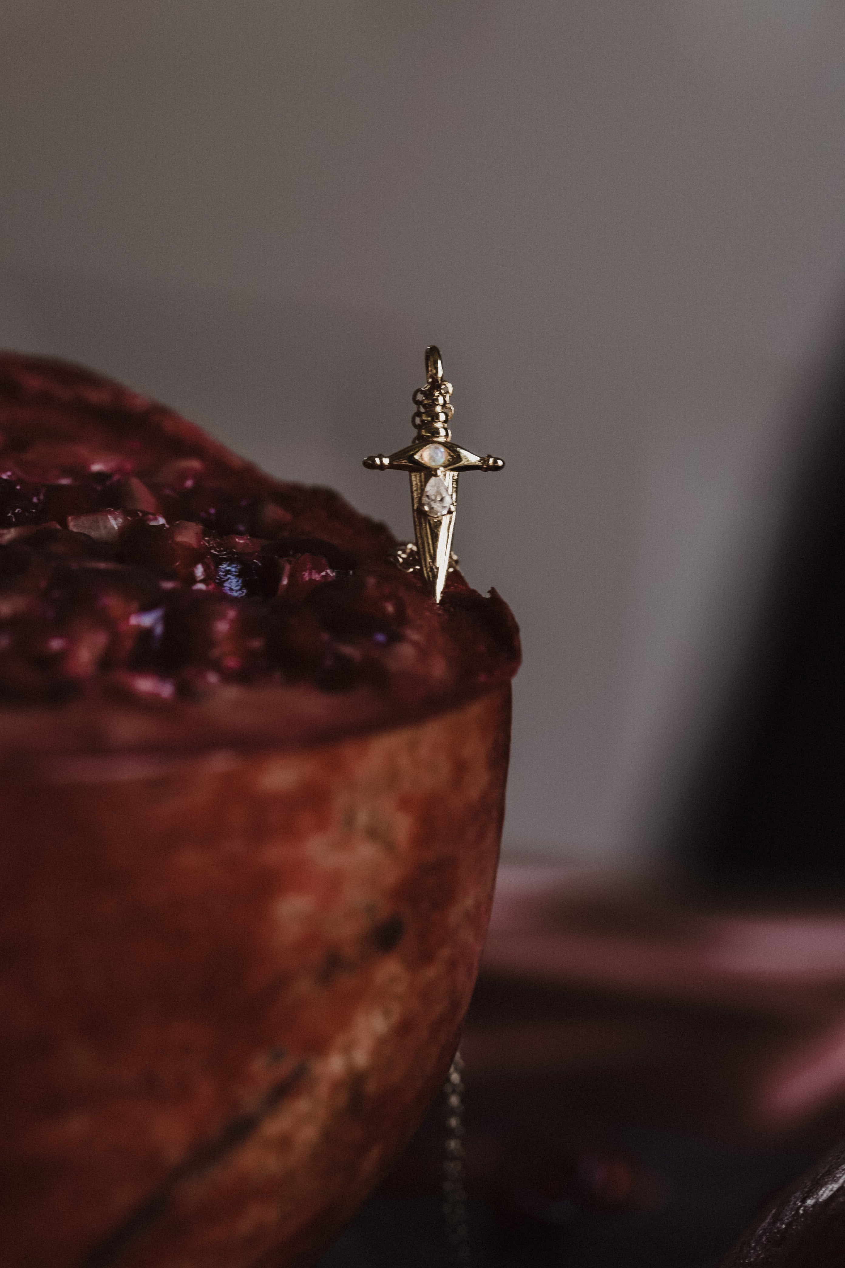 Be Brave Tiny Dagger Necklace