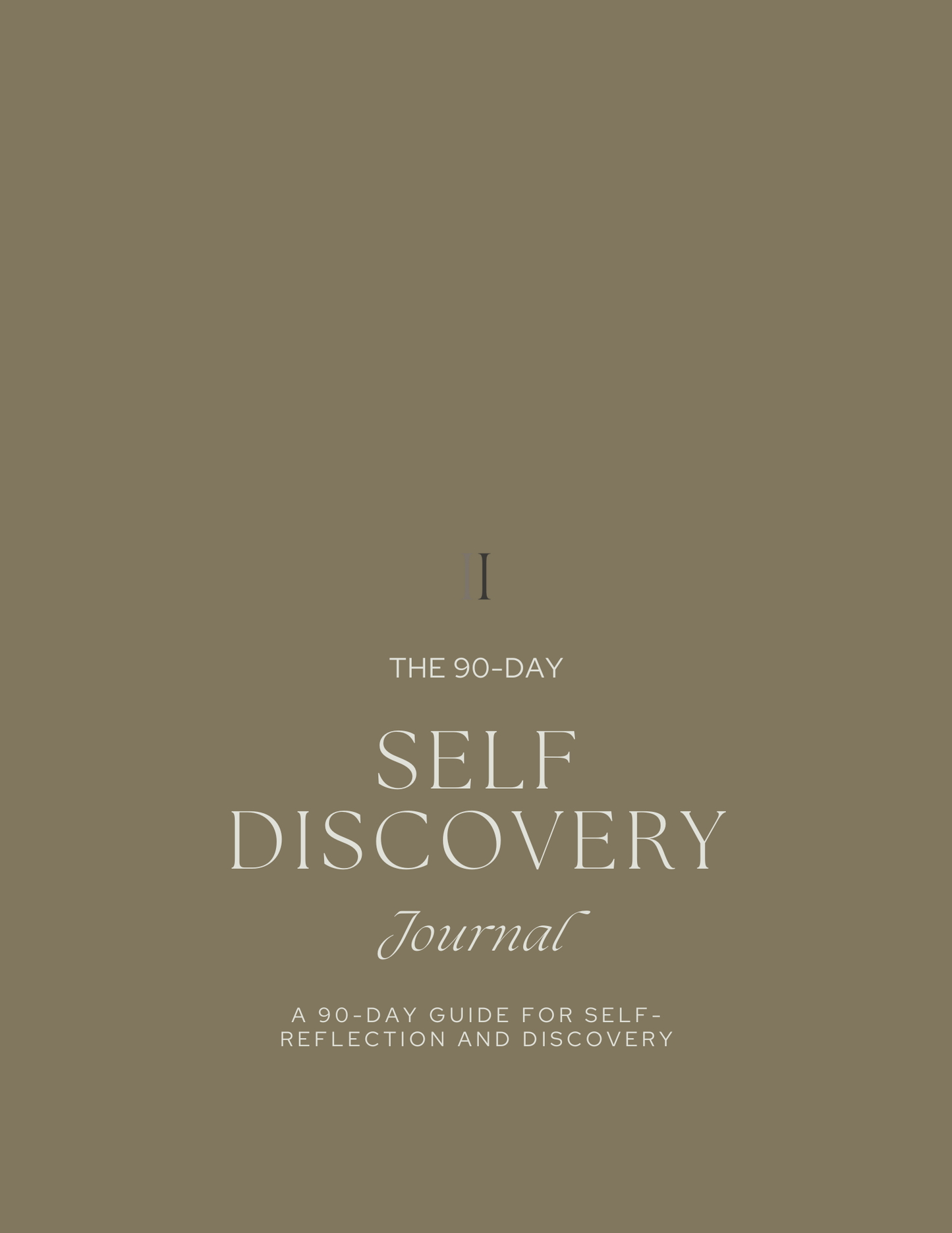 90 Day Self Discovery Journal- Digital Download