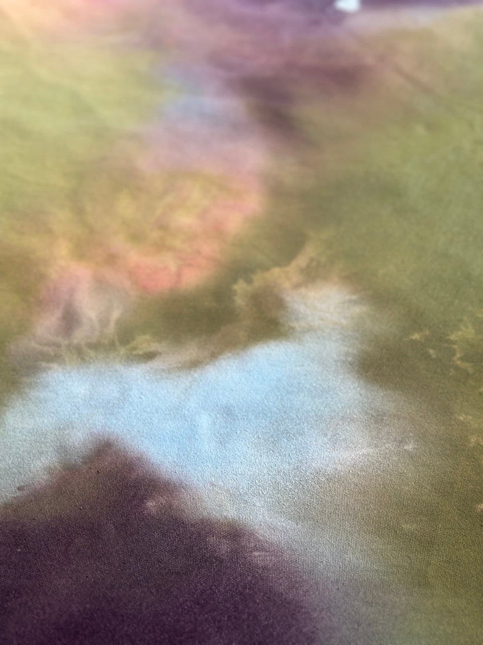 When You Know You Know -  Acrylic on raw canvas 24x30