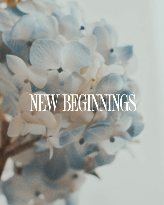 New Beginnnings Flower Essence- Blue Hydrangea Grief & Rebirth Support