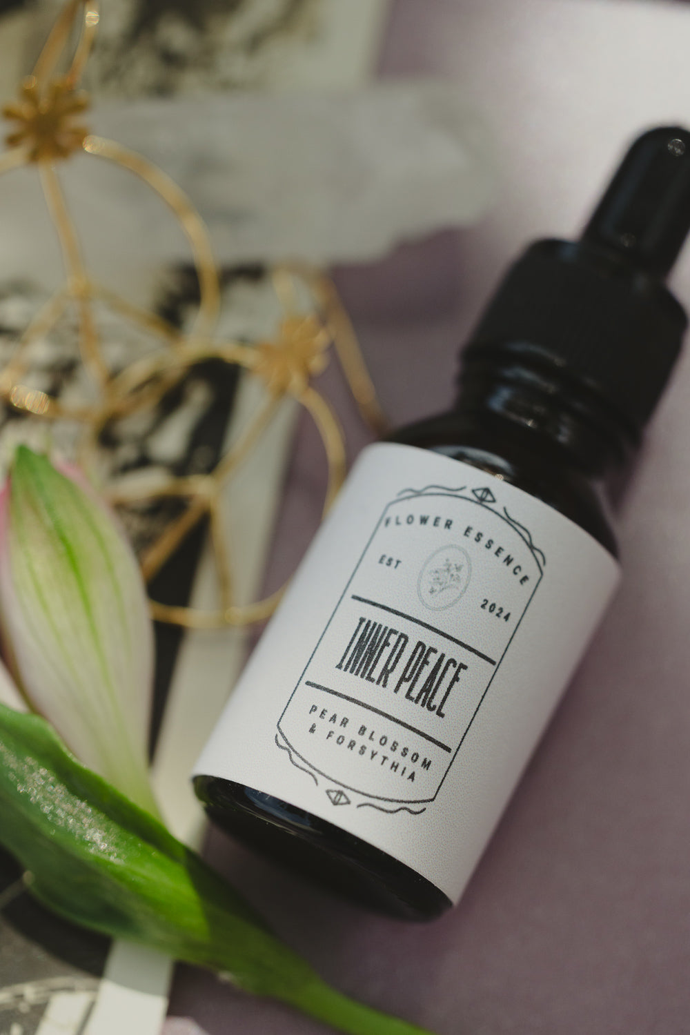 Inner Peace Flower Essence - Pear Blossom & Forsythia Flower Essence