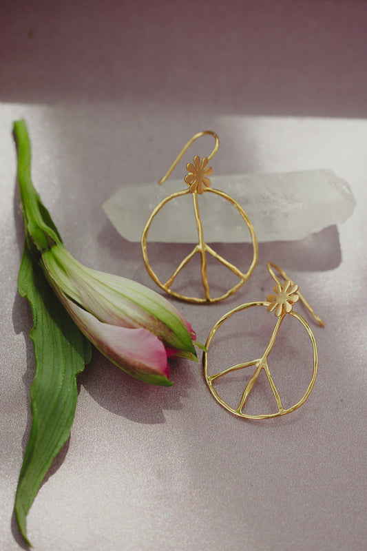 Peace Sign Earrings