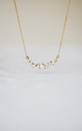 Opal Cluster Necklace