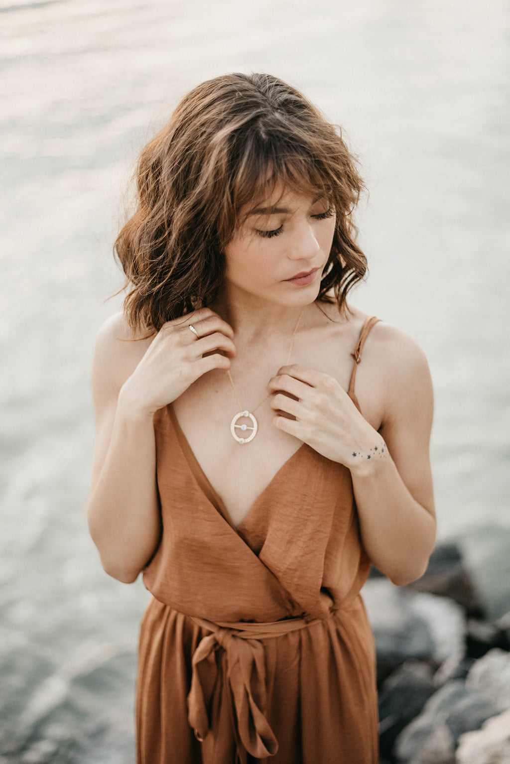Moonstone Grounding Necklace