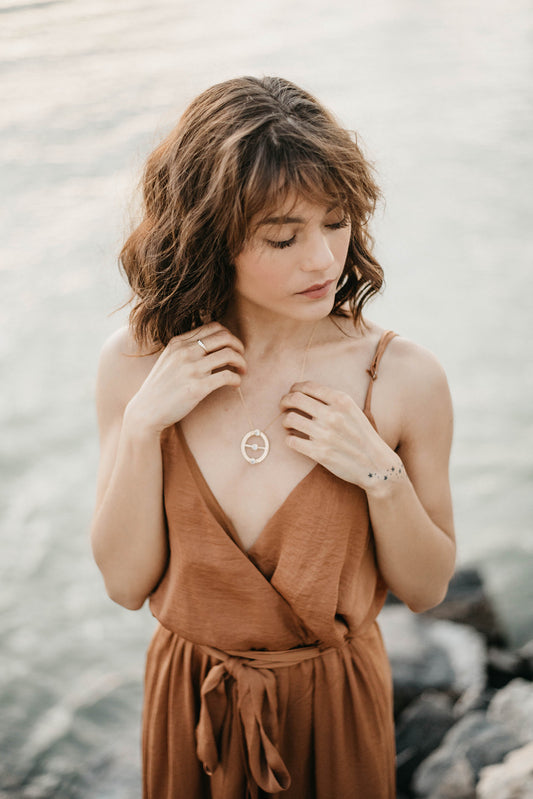 Moonstone Grounding Necklace