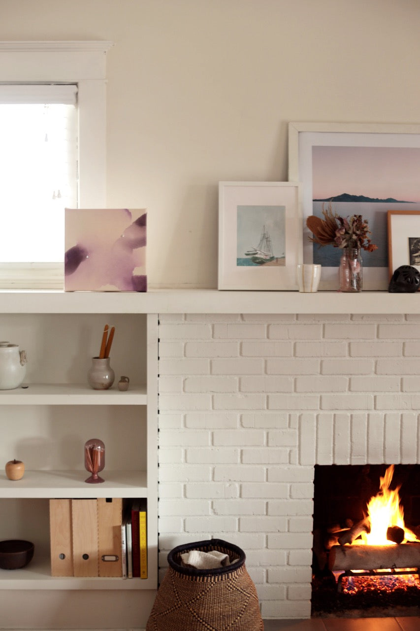 Letting Go - Acrylic on Raw Canvas 12x12