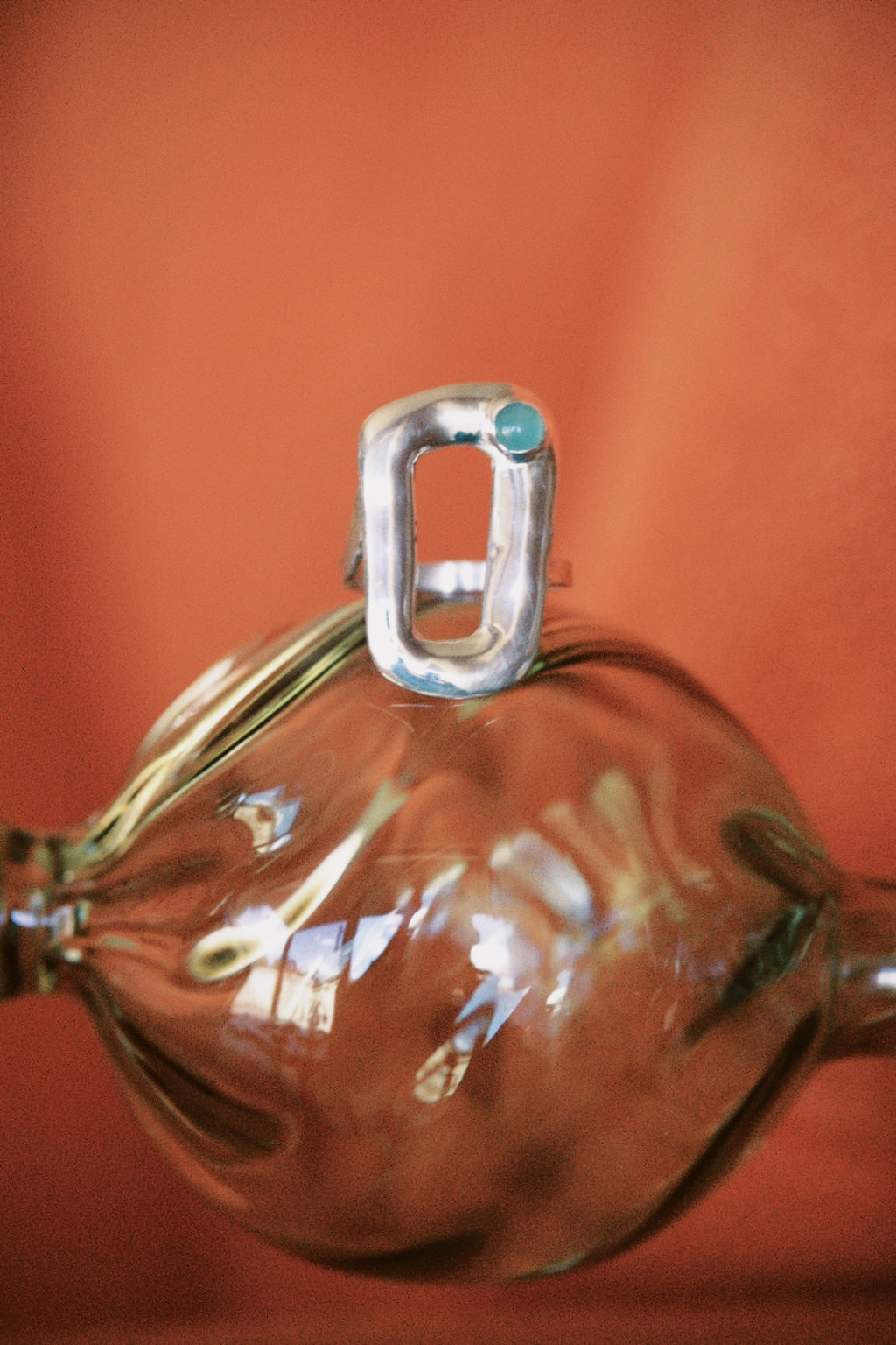 1960's Inspired Atomic Ring- Sterling Silver