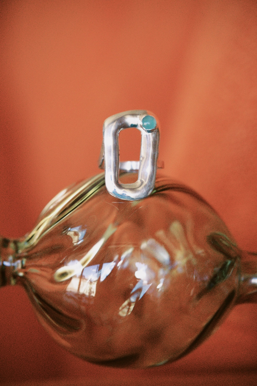 1960's Inspired Atomic Ring- Sterling Silver