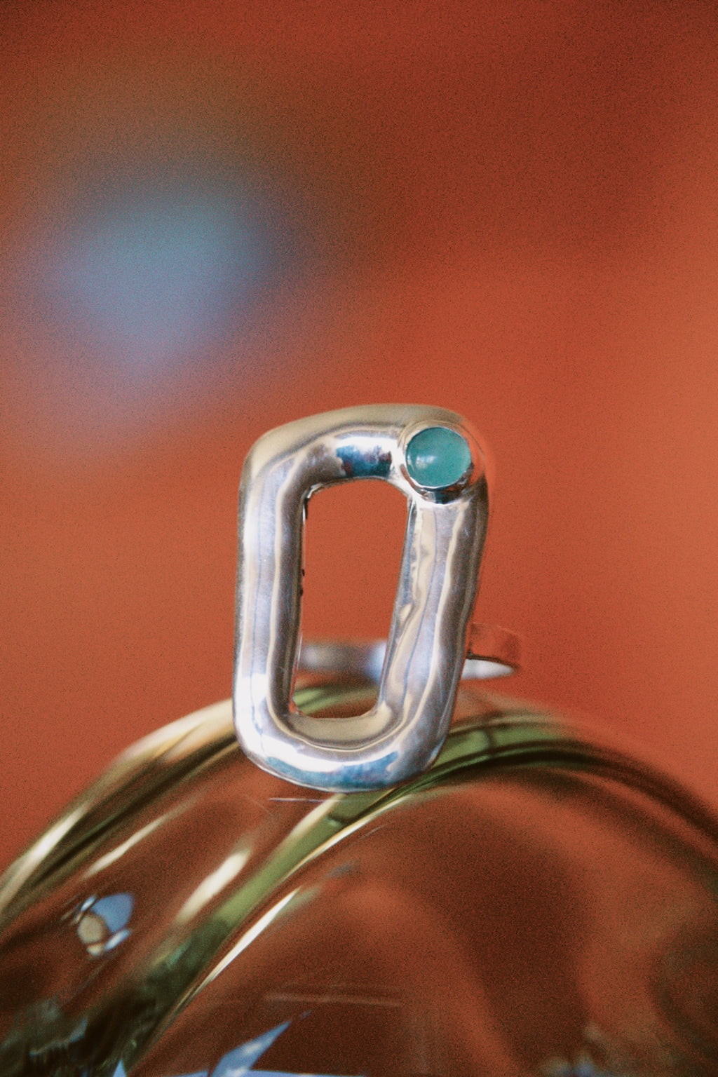 1960's Inspired Atomic Ring- Sterling Silver