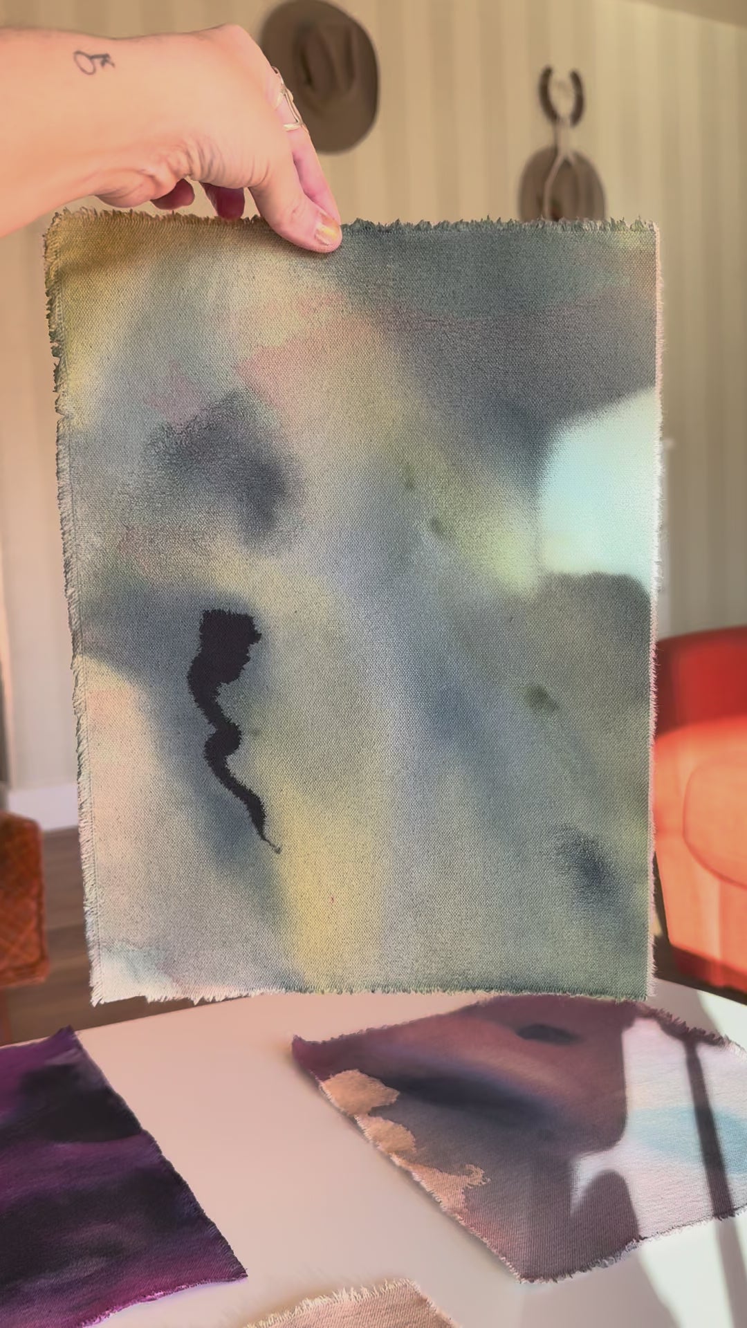 Original Mini Painting - Free Flow & Emotional Support